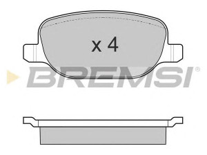 BREMSI BP3024 stabdžių trinkelių rinkinys, diskinis stabdys 
 Techninės priežiūros dalys -> Papildomas remontas
77362273, 77363579, 77363580, 77363818