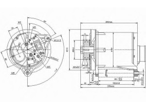 DELCO REMY 19025318 kintamosios srovės generatorius