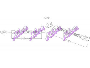 Brovex-Nelson H6914 stabdžių žarnelė 
 Stabdžių sistema -> Stabdžių žarnelės
GJ6A43980C, GJ6A43980D