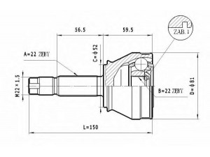 STATIM C.329 jungčių komplektas, kardaninis velenas 
 Ratų pavara -> Sujungimai/komplektas
7078573, 46307122