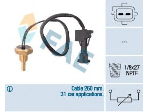 FAE 32741 siuntimo blokas, aušinimo skysčio temperatūra 
 Elektros įranga -> Jutikliai
90490017
