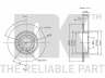 NK 204761 stabdžių diskas 
 Dviratė transporto priemonės -> Stabdžių sistema -> Stabdžių diskai / priedai
1J0615601C, 1J0615601N, 1J0615601P