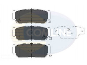 COMLINE CBP31218 stabdžių trinkelių rinkinys, diskinis stabdys 
 Techninės priežiūros dalys -> Papildomas remontas
4841321A10, 583023EU00, 583023EU01