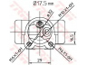 TRW BWC248 rato stabdžių cilindras 
 Stabdžių sistema -> Ratų cilindrai
0004331V001, 0004331V002, 0004331V002000000