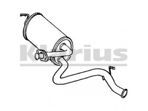 KLARIUS LR143L galinis duslintuvas 
 Išmetimo sistema -> Duslintuvas
ESR254, ESR2541
