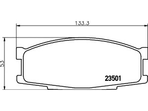 MINTEX MDB1449 stabdžių trinkelių rinkinys, diskinis stabdys 
 Techninės priežiūros dalys -> Papildomas remontas
MB295690, MB295886, MB295887, MB295946
