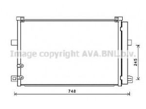 AVA QUALITY COOLING VW5369 kondensatorius, oro kondicionierius