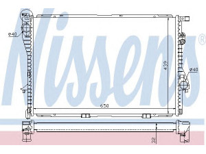 NISSENS 60603A radiatorius, variklio aušinimas 
 Aušinimo sistema -> Radiatorius/alyvos aušintuvas -> Radiatorius/dalys
1700.2.246.010, 1711.2.246.009