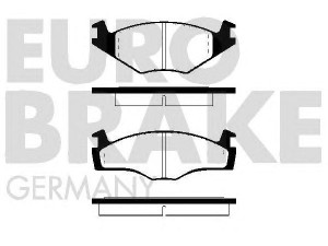 EUROBRAKE 5502224735 stabdžių trinkelių rinkinys, diskinis stabdys 
 Techninės priežiūros dalys -> Papildomas remontas
867698151, 867698151