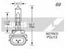 LUCAS ELECTRICAL LLB881 lemputė, rūko žibintas 
 Kėbulas -> Transporto priemonės priekis -> Rūko žibintas/dalys -> Lemputė, rūko žibintas