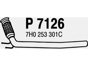 FENNO P7126 išleidimo kolektorius 
 Išmetimo sistema -> Išmetimo vamzdžiai
BM50227, 7H0253301C