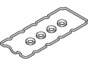 ELRING 498.990 tarpiklių komplektas, svirties gaubtas 
 Variklis -> Cilindrų galvutė/dalys -> Svirties dangtelis/tarpiklis
11 12 1 485 838, 11 12 1 485 838