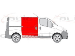 BLIC 6508-01-6061160P durys, kėbulas 
 Kėbulas -> Keleivių kabina -> Durys/dalys