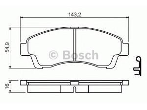 BOSCH 0 986 494 503 stabdžių trinkelių rinkinys, diskinis stabdys 
 Techninės priežiūros dalys -> Papildomas remontas
UGY93323Z