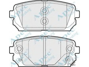 APEC braking PAD1618 stabdžių trinkelių rinkinys, diskinis stabdys 
 Techninės priežiūros dalys -> Papildomas remontas
583021DA00, 583021DE00