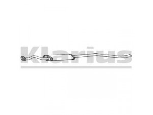 KLARIUS CN155M vidurinis duslintuvas 
 Išmetimo sistema -> Duslintuvas
95638425, 96021036, 95638425, 96021036