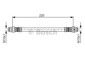 BOSCH 1 987 476 175 stabdžių žarnelė 
 Stabdžių sistema -> Stabdžių žarnelės
34 32 1 163 759