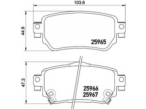 HELLA 8DB 355 021-491 stabdžių trinkelių rinkinys, diskinis stabdys 
 Techninės priežiūros dalys -> Papildomas remontas
D40604CA0A, D40604EA0A, 440606633R