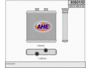 AHE 93913/O šilumokaitis, salono šildymas 
 Šildymas / vėdinimas -> Šilumokaitis
2048300061