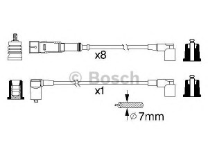 BOSCH 0 986 356 330 uždegimo laido komplektas 
 Kibirkšties / kaitinamasis uždegimas -> Uždegimo laidai/jungtys