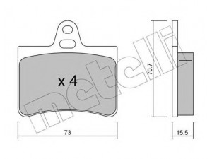 METELLI 22-0333-0 stabdžių trinkelių rinkinys, diskinis stabdys 
 Techninės priežiūros dalys -> Papildomas remontas
4252.17, 4252.90, 4253.34