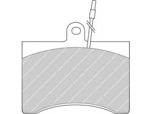 FERODO FDB245 stabdžių trinkelių rinkinys, diskinis stabdys 
 Techninės priežiūros dalys -> Papildomas remontas