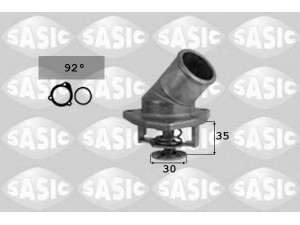 SASIC 9000111 termostatas, aušinimo skystis 
 Aušinimo sistema -> Termostatas/tarpiklis -> Thermostat
1338060