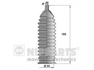 NIPPARTS J2846002 gofruotoji membrana, vairavimas 
 Vairavimas -> Gofruotoji membrana/sandarinimai
45535-87705