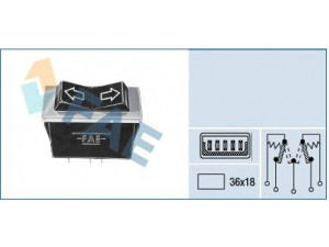 FAE 62540 jungiklis, lango pakėliklis 
 Vidaus įranga -> Elektrinis lango pakėliklis
5.476.771, 5.490.843, 6609.03