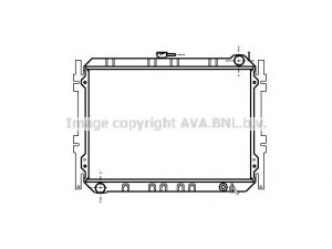 AVA QUALITY COOLING MZ2054 radiatorius, variklio aušinimas 
 Aušinimo sistema -> Radiatorius/alyvos aušintuvas -> Radiatorius/dalys
F21015200A, F21015200B