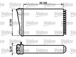 VALEO 812126 šilumokaitis, salono šildymas 
 Šildymas / vėdinimas -> Šilumokaitis
1618026, 1618248, 1618026, 90487635