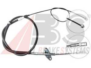 A.B.S. K11317 trosas, stovėjimo stabdys 
 Stabdžių sistema -> Valdymo svirtys/trosai
601 420 33 85, 601 420 46 85, 6014203685