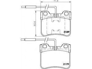 HELLA 8DB 355 007-811 stabdžių trinkelių rinkinys, diskinis stabdys 
 Techninės priežiūros dalys -> Papildomas remontas
425090, 425284, 425321, 442794