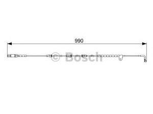 BOSCH 1 987 473 049 įspėjimo kontaktas, stabdžių trinkelių susidėvėjimas 
 Stabdžių sistema -> Susidėvėjimo indikatorius, stabdžių trinkelės
34 35 6 780 698, 34 35 6 789 503