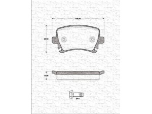 MAGNETI MARELLI 363702161251 stabdžių trinkelių rinkinys, diskinis stabdys 
 Techninės priežiūros dalys -> Papildomas remontas
1K0 698 451B, 1K0 698 451E