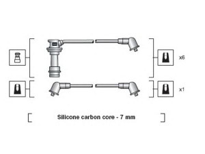 MAGNETI MARELLI 941318111095 uždegimo laido komplektas 
 Kibirkšties / kaitinamasis uždegimas -> Uždegimo laidai/jungtys