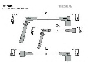 TESLA T870B uždegimo laido komplektas 
 Kibirkšties / kaitinamasis uždegimas -> Uždegimo laidai/jungtys
1612611, 90510854