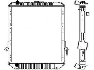 SAKURA  Automotive 1241-0319 radiatorius, variklio aušinimas