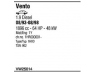 WALKER VW25014 išmetimo sistema 
 Išmetimo sistema -> Išmetimo sistema, visa