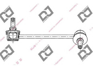 DJ PARTS DL1085 šarnyro stabilizatorius 
 Ašies montavimas/vairavimo mechanizmas/ratai -> Stabilizatorius/fiksatoriai -> Savaime išsilyginanti atrama
8-97235-787-0, 8972357870