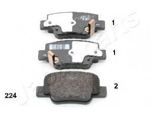 JAPANPARTS PP-224AF stabdžių trinkelių rinkinys, diskinis stabdys 
 Techninės priežiūros dalys -> Papildomas remontas
04466-0F010