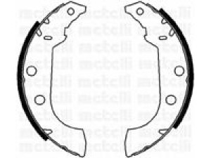 METELLI 53-0323 stabdžių trinkelių komplektas 
 Techninės priežiūros dalys -> Papildomas remontas