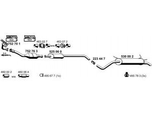 ERNST 100126 išmetimo sistema 
 Išmetimo sistema -> Išmetimo sistema, visa