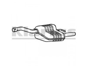 KLARIUS FE699G galinis duslintuvas 
 Išmetimo sistema -> Duslintuvas
1067743, 1121649, 1230594, 1308591