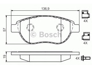 BOSCH 0 986 494 602 stabdžių trinkelių rinkinys, diskinis stabdys 
 Techninės priežiūros dalys -> Papildomas remontas
4252 22, 4252 35, 4252 50, 4252 52