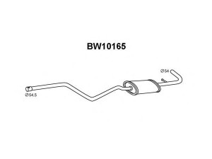 VENEPORTE BW10165 priekinis duslintuvas 
 Išmetimo sistema -> Duslintuvas
18307791932