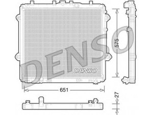 DENSO DRM50060 radiatorius, variklio aušinimas 
 Aušinimo sistema -> Radiatorius/alyvos aušintuvas -> Radiatorius/dalys
1640031710, 16400OP320