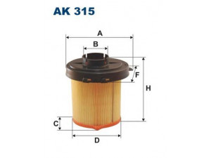 FILTRON AK315 oro filtras 
 Filtrai -> Oro filtras
95658435, 9565843580, PC629, EL3449