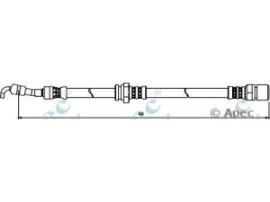 APEC braking HOS3820 stabdžių žarnelė 
 Stabdžių sistema -> Stabdžių žarnelės
96387196, 96404804, 96367196, 96404804
