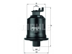 KNECHT KL 436 kuro filtras 
 Techninės priežiūros dalys -> Papildomas remontas
DFF053018, MB957348, MR135835, MR355667